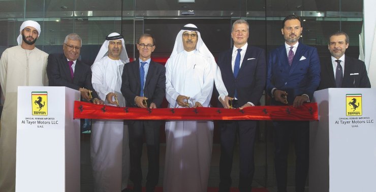 Al Tayer Inaugurates Largest Ferrari Showroom in Dubai 