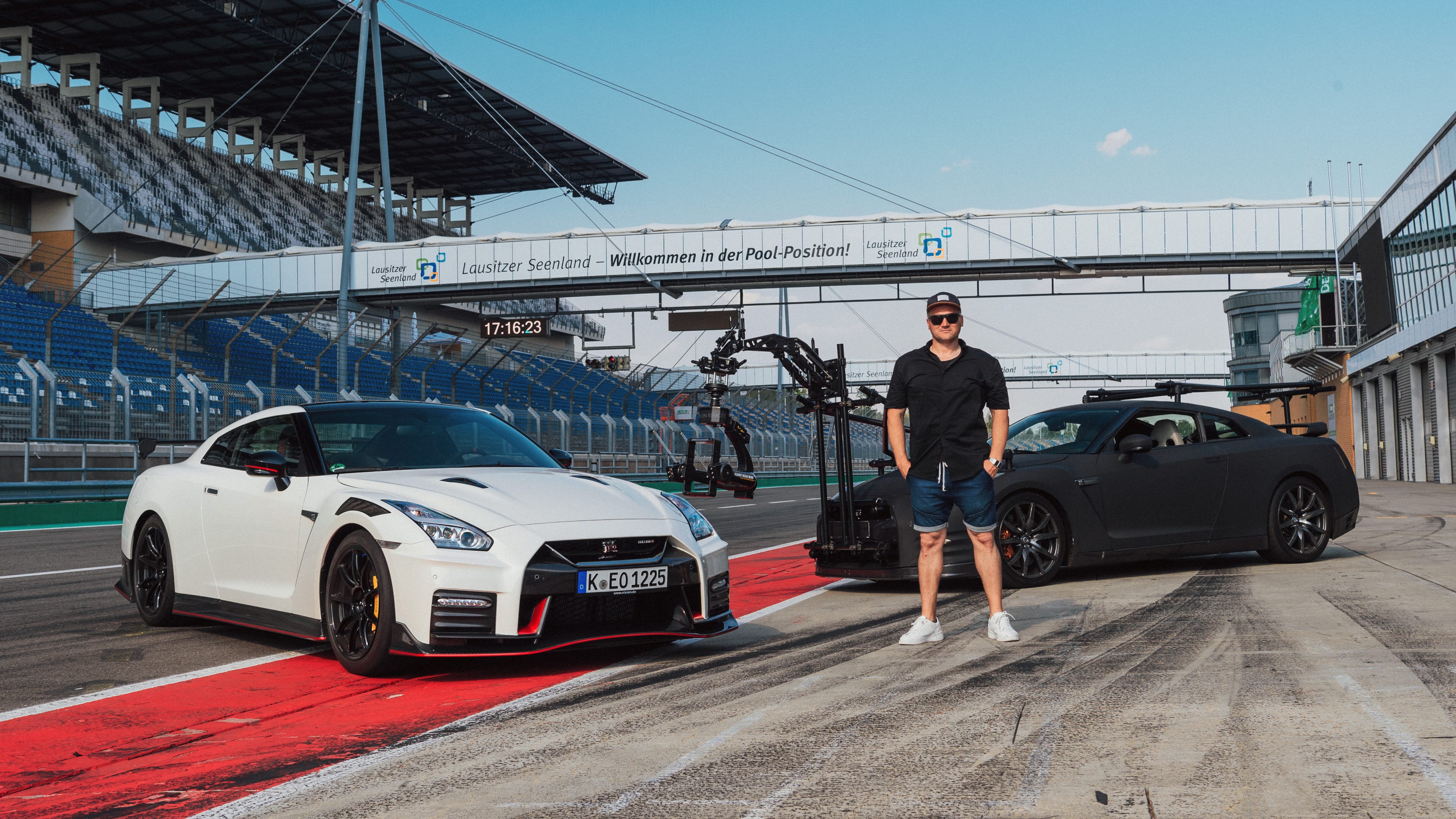 The only car capable of filming the GT-R Nismo at high speeds