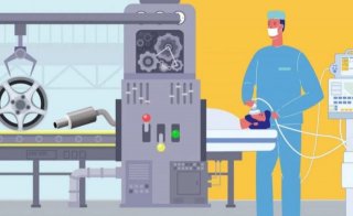 Car manufactures collaborate on assembling ventilators to fight the corona-virus