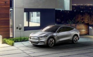 Ford recently conducts a battery test on the Mustang Mach and discovers that the battery charges 30 percent faster than expected.