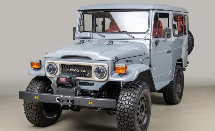 FJ Company have custom rebuilt the FJ models by molting and recreating all the parts from scratch, and fitting it with a superchargered engine.