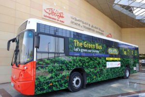 Dubai plans to create an eco-friendly public transportation system by converting 50 percent of the taxi's to hybrid by 2021 and 90 percent by 2026