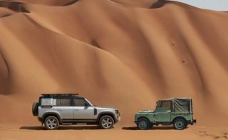 Land Rover Defender Displayed at Selected Al Tayer Motors and Premier Motors Land Rover showrooms for customers to experience the car.