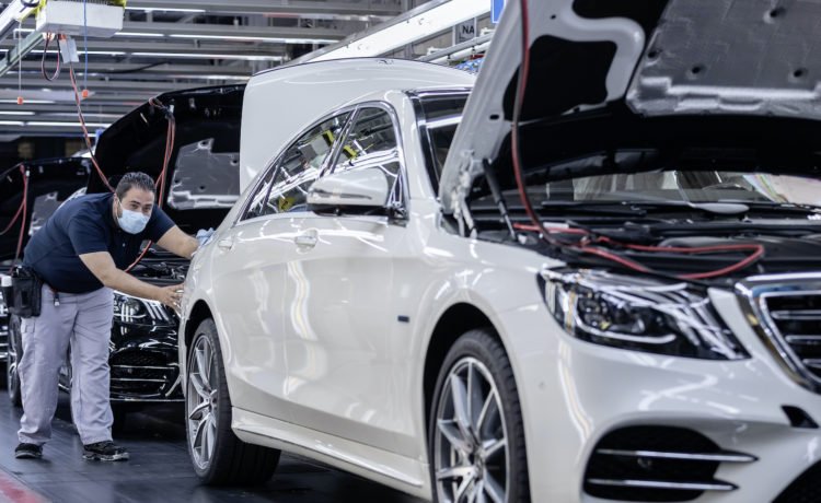 Mercedes-Benz has restarted the car manufacturing plants all across germany taking comprehensive measures to ensure safety among staff