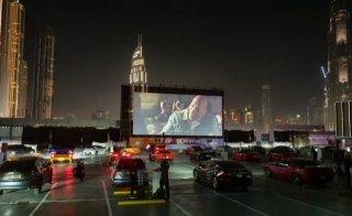 Reel Cinemas has recently launched a drive-thru cinema for all movie-goes providing entertainment within your safe space with the Burj Khalifa backdrop.