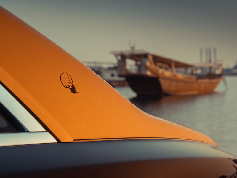 Rolls-Royce creates Ghost, a model that is inspired from the Arabian sailing ships. The design is created by Sambook Ghost and honored to be a part.