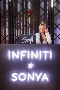 INFINITI QX55 and DJ Sonya