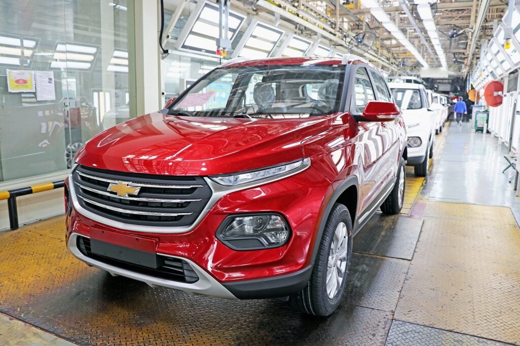 Chevrolet Groove rolls of the production line 