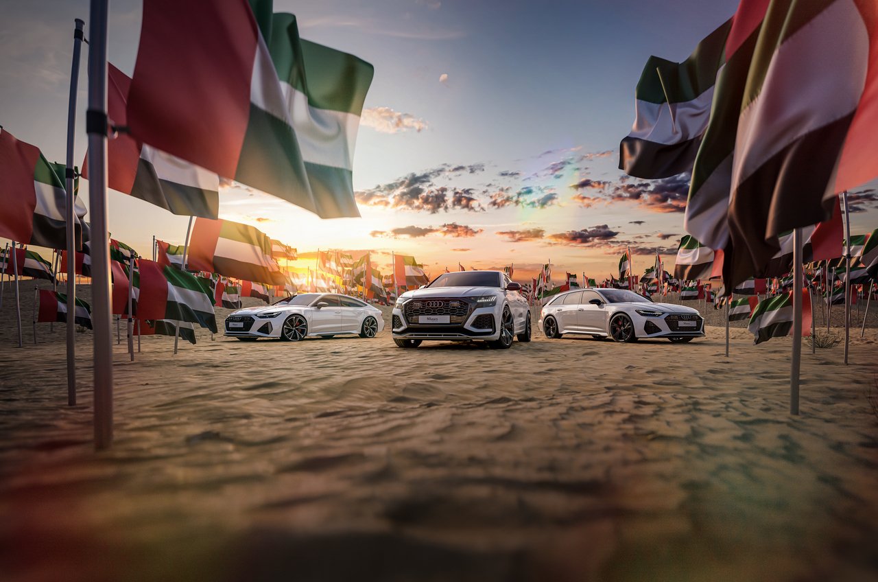 Audi Abu Dhabi celebrates UAE's 50th anniversary