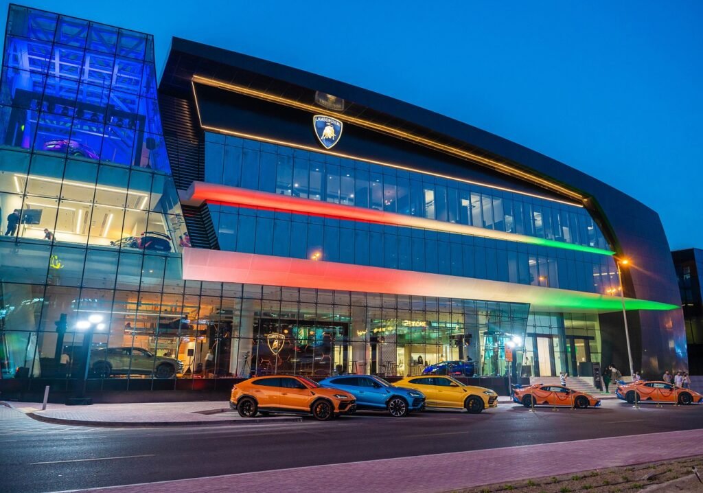 Lamborghini Showroom in Dubai