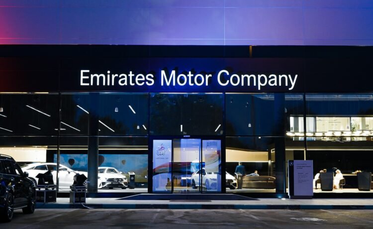 Emirates Motor Company new state of the art Mercedes Benz showroom