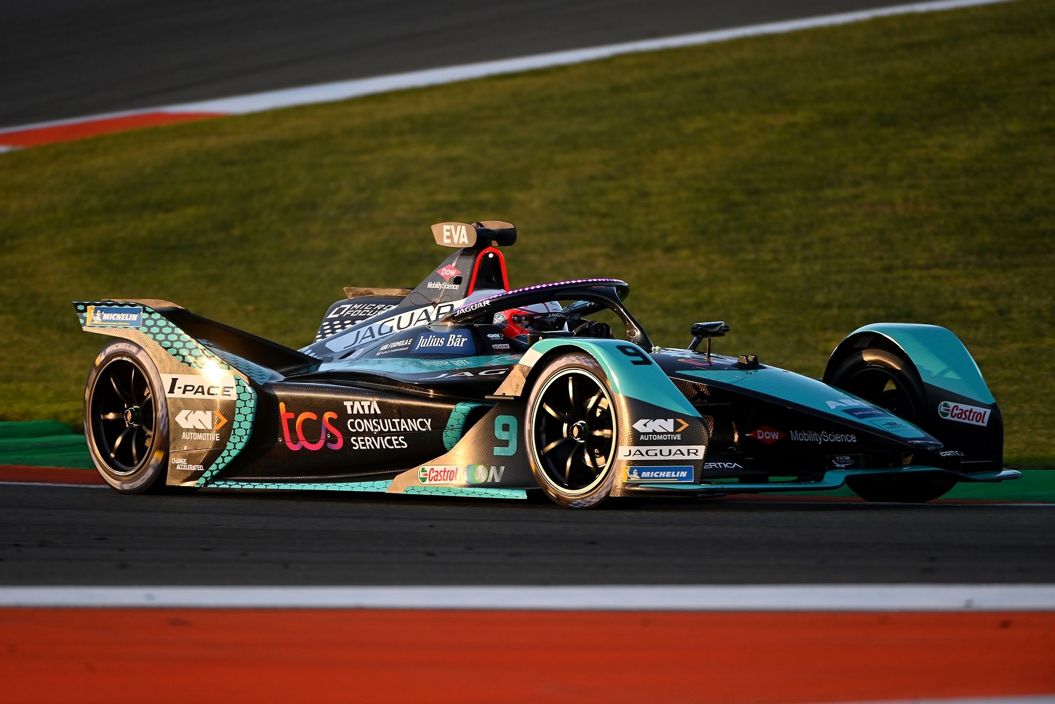 Jaguar TCS Racing testing ahead of the Formula E Championships
