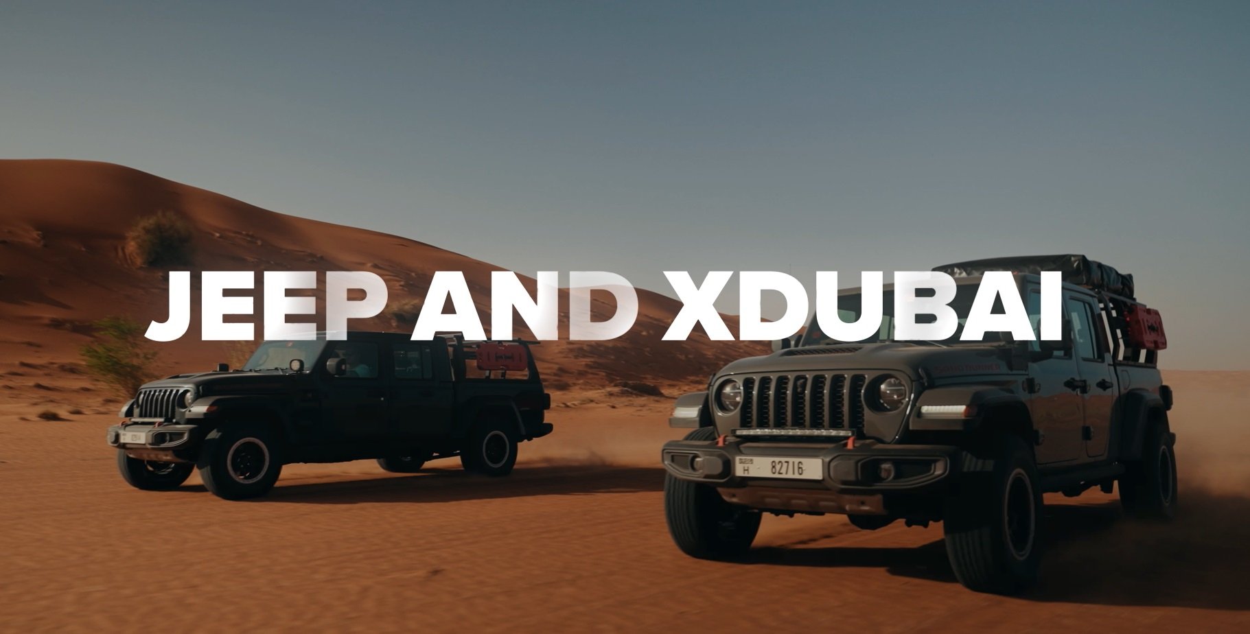 Jeep and XDubai partner to create the #GladiatorRoute