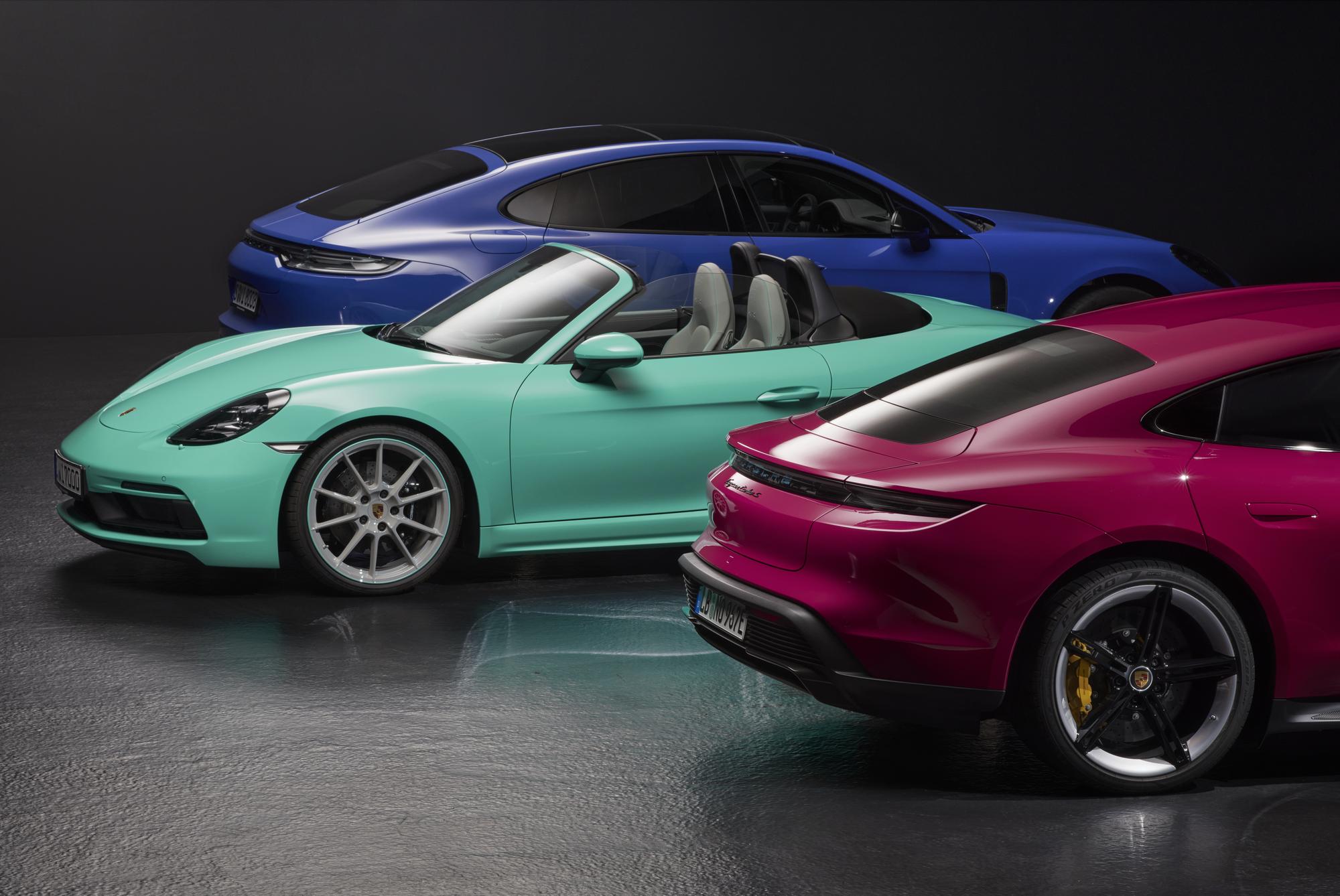 Porsche Paint to Sample historic colours make a comeback