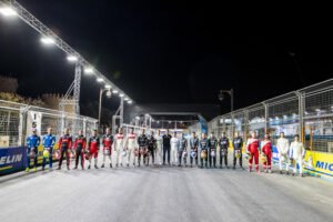 Drivers Group shot for Season 8 at Diriyah E Prix in Saudi Arabia