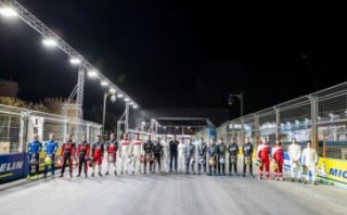 Drivers Group shot for Season 8 at Diriyah E Prix in Saudi Arabia