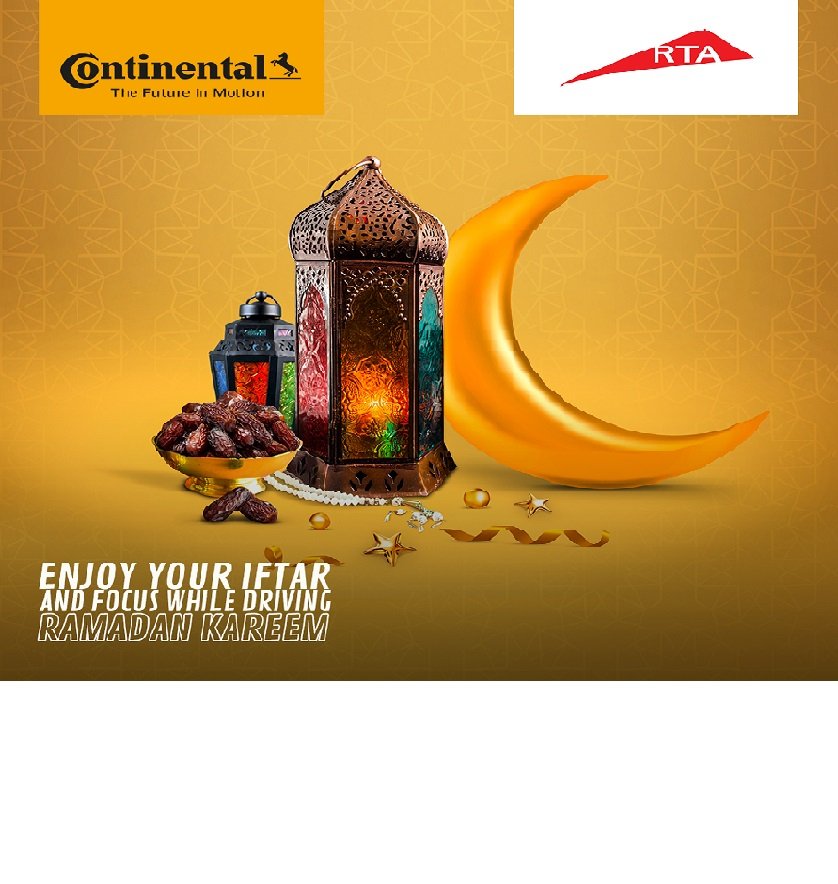 Continental and Dubai's RTA to hand out 1000 meals to drivers this Ramadan