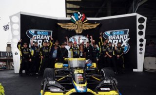 Honda Scores 1-2 Finish in Wet & Wild Indy Road Race