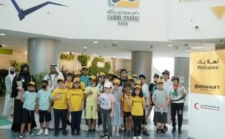 Emirates Red Crescent and Continental hosts a day for unprivileged children at Dubai Safari Park