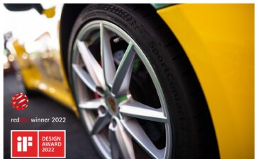 Performance and Aesthetics in One Tyre: Continental SportContact 7 Wins Prestigious Design Awards