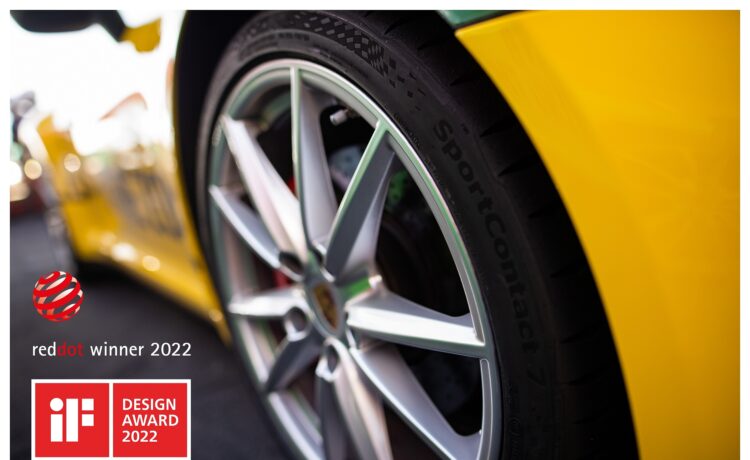 Performance and Aesthetics in One Tyre: Continental SportContact 7 Wins Prestigious Design Awards