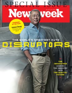 Executive Chair, Euisun Chung, today won the ‘Visionary of the Year’ awardat the inaugural Newsweek World’s Greatest Auto Disrupters event.