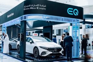 Mercedes EQ range at the Electric Vehicle Innovation Summit in Abu Dhabi