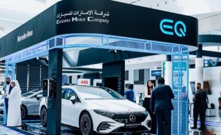 Mercedes EQ range at the Electric Vehicle Innovation Summit in Abu Dhabi