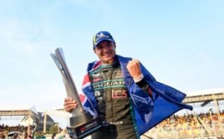 Jaguar TCS Racing Mitch Evans wins the Jakarta E-Prix
