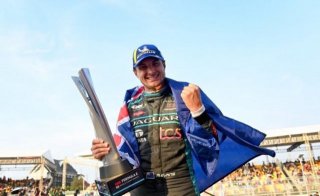 Jaguar TCS Racing Mitch Evans wins the Jakarta E-Prix
