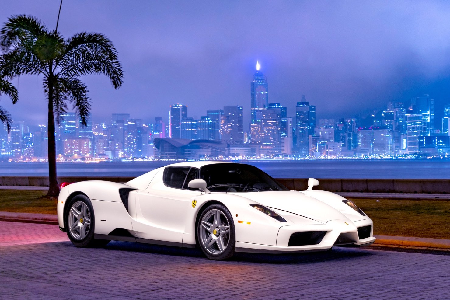 The one-off Bianco Avus Enzo will be sold by RM Sotheby’s without reserve through a private auction