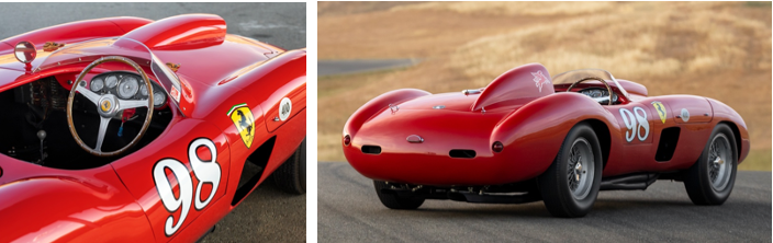 THE BEST FERRARI EVER BUILT” RACED BY CARROLL SHELBY, FANGIO AND OTHER LEGENDARY DRIVERS, TO CROSS THE BLOCK IN MONTEREY
