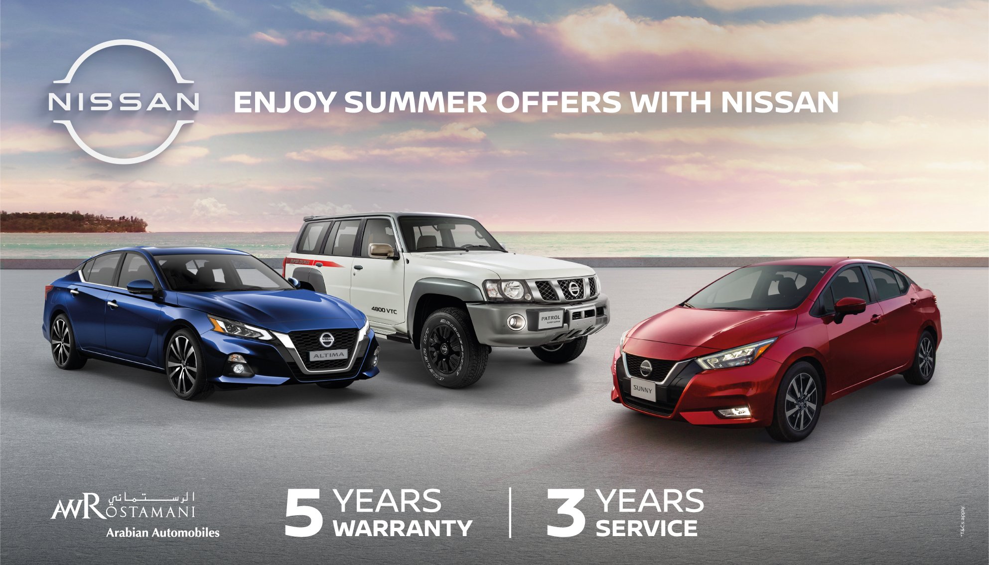 Arabian Automobiles brings special deals across Nissan, INFINITI and Renault during this Dubai Summer Surprises