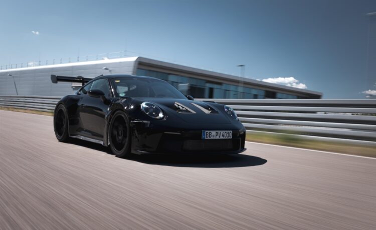 The new Porsche 911 GT3 RS is in the starting blocks