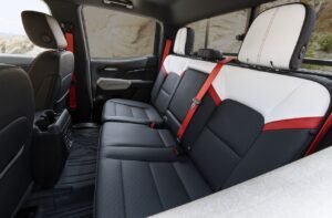 The All-New GMC Canyon is equipped with a standard short bed, crew cab configuration