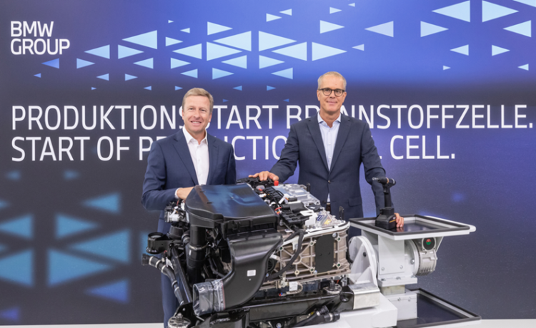 BMW Group commences in-house production of fuel cells for BMW iX5 Hydrogen in Munich
