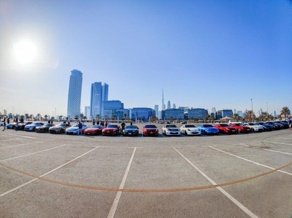 Over 100 multi-generations Nissan Z parade welcomes the arrival of the sports car’s all-new 7th generation to the Middle East