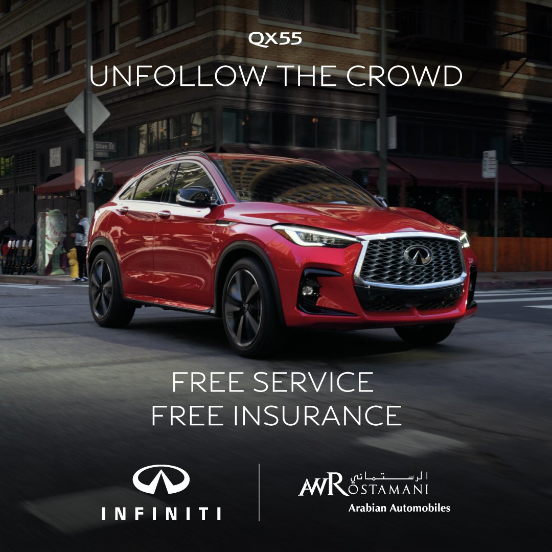 Arabian Automobiles INFINITI highlight the QX55: the stand-out luxury crossover