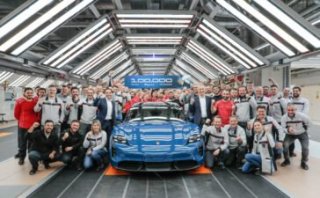 Celebratory vibe surrounds the Taycan: production anniversary