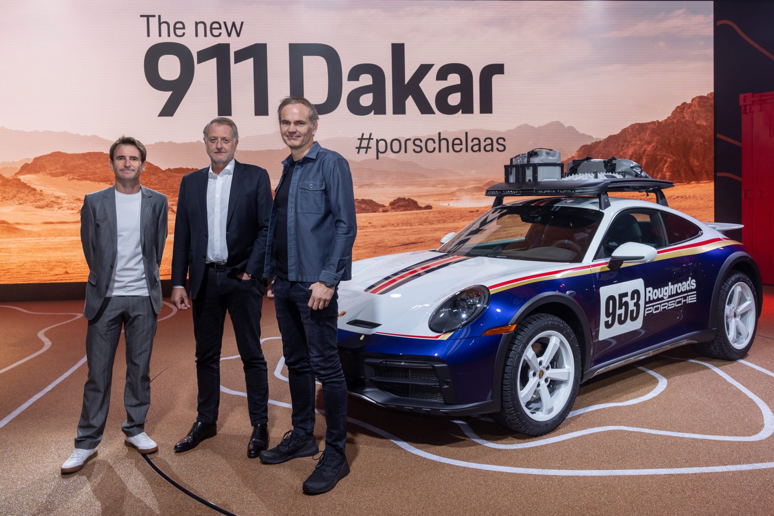 Off-road sports car with the genes of a winner: The new Porsche 911 Dakar