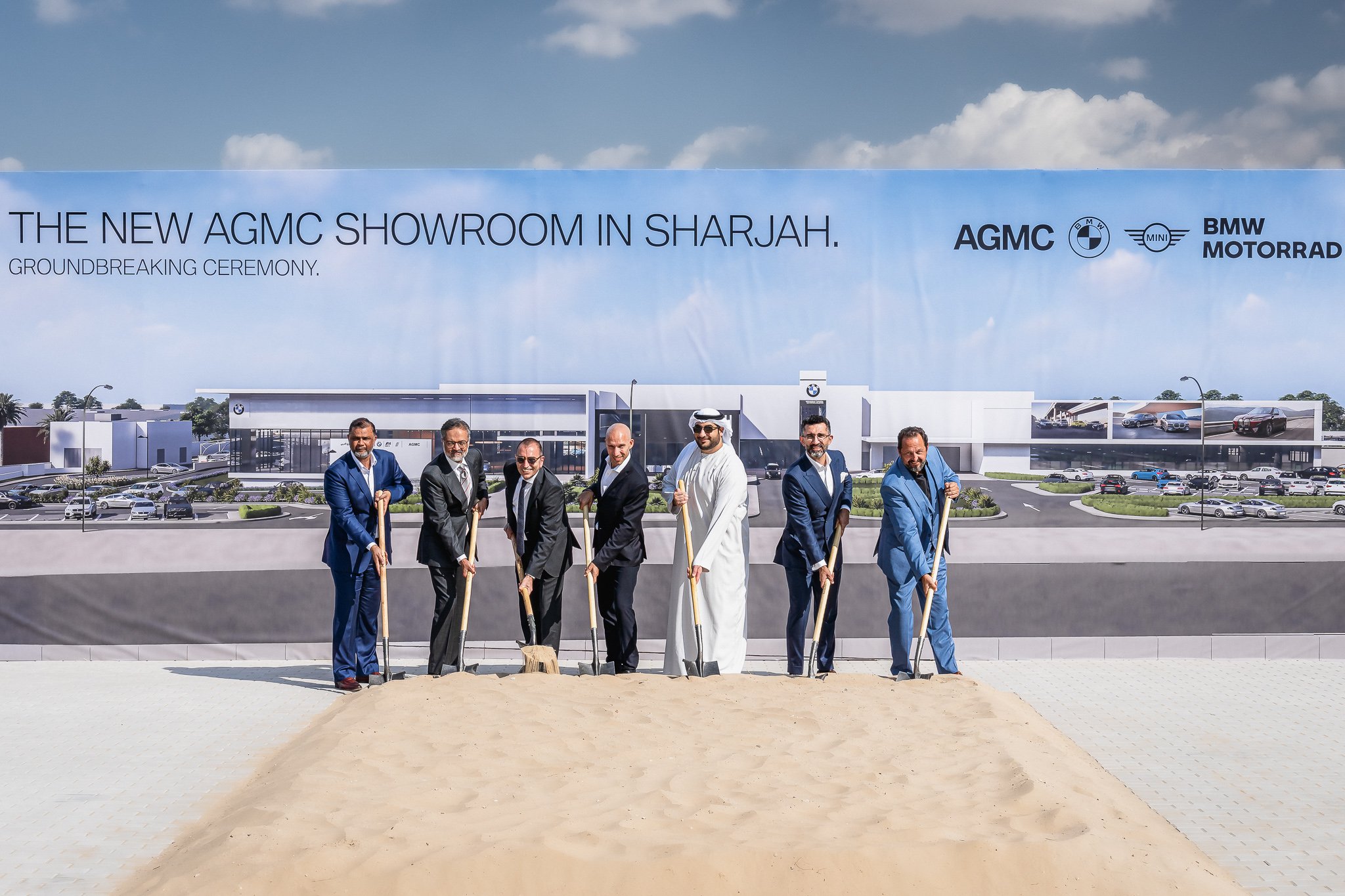 AGMC breaks ground in Sharjah with new 117,000 square foot BMW Group facility