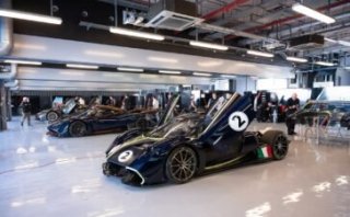 Pagani hosts final Arte in Pista experience of the season at Yas Marina Circuit