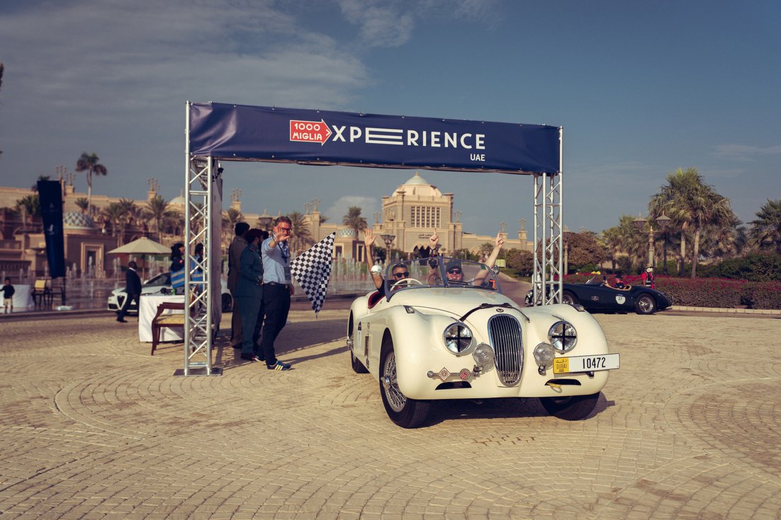 A 1950 Jaguar XK120 from the Jaguar Classic Collection that recently competed at the 1000 Miglia Experience UAE is now available for purchase as a ‘Works Legend’