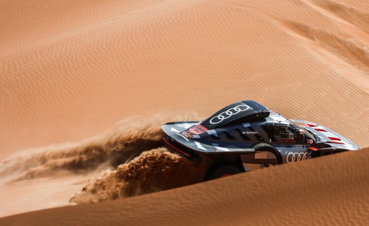 Team Audi Sport with good individual results and a few setbacks at Dakar Rally