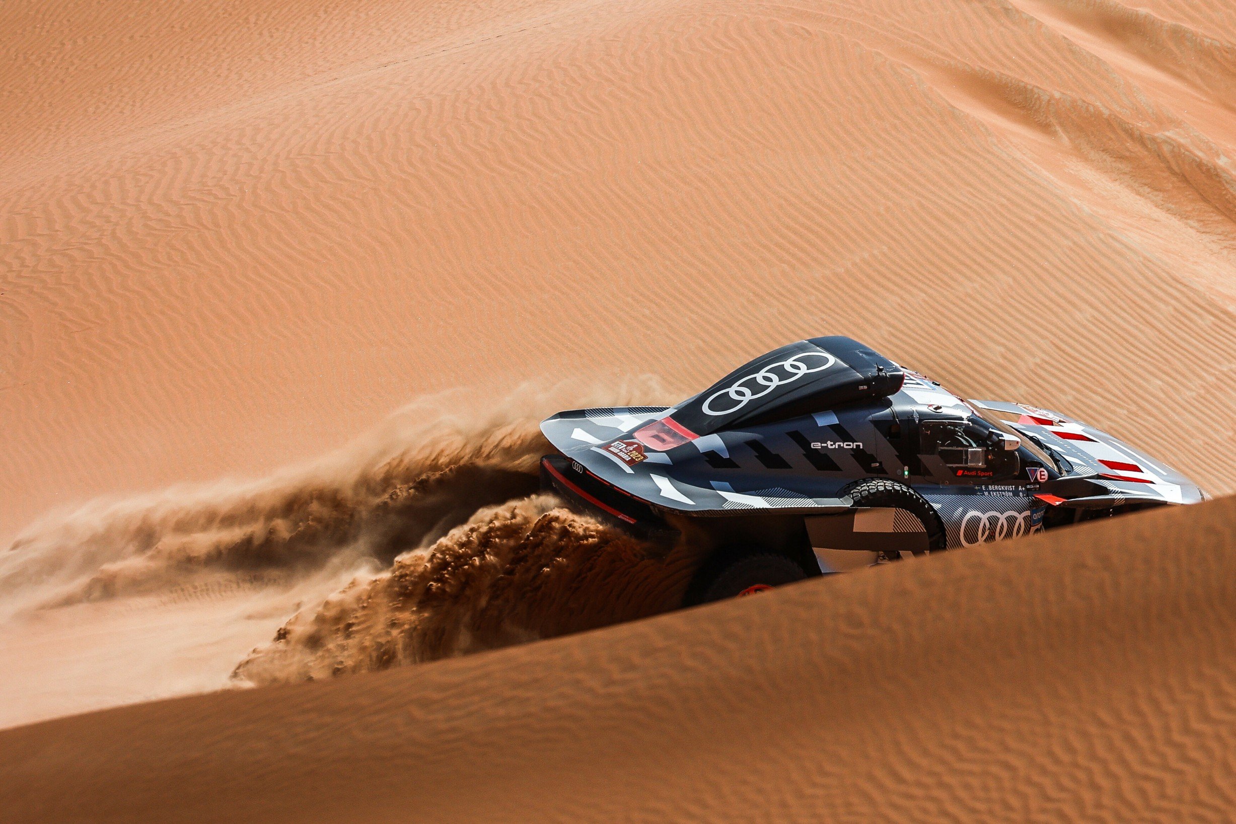 Team Audi Sport with good individual results and a few setbacks at Dakar Rally