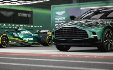 Aston Martin welcomes customers inside its F1 (R) pit garage to spec their dream car