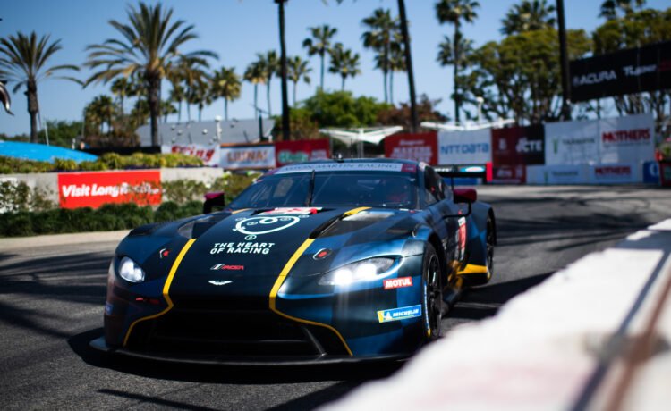 Aston Martin and Heart of Racing put Vantage on the podium at Grand Prix of Long Beach