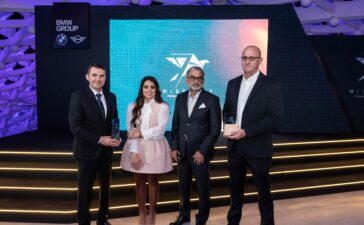 Abu Dhabi Motors takes home two awards from the BMW Group Sales and Marketing Conference