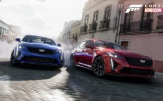 Cadillac CT4-V Blackwing and CT5-V Blackwing Sedans Debut in ‘Forza Horizon 5’