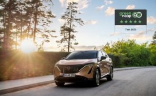 Dubai/Paris (May 02, 2023) – Nissan Ariya has achieved the maximum 5 star rating and confidently reaches a Weighted Overall Index of 9.6 in Green NCAP – an independent initiative aiming to highlight the work of specific carmakers and models that go above and beyond minimum sustainability requirements, causing minimal harm to the environment. Green NCAP’s rigorous testing process analyses in detail all aspects of a car’s sustainability credentials. The test contains 3 separate sections: Clean Air Tests, Energy Efficiency Tests and Greenhouse Gases Tests. These tests are then used to calculate a model’s overall score. Having no tailpipe, Nissan Ariya naturally achieved a perfect 10/10 in the Clean Air Index test. This included top scores in the Laboratory Test and the Road Test. The two constituent sections of the Clean Air Index. Furthermore, high scores of 9.3/10 and 9.5/10 were recorded in the Energy Efficiency Index and Greenhouse Gas Index sections of the rating respectively. The standard On-Road Drive was performed in cold weather at -1°C and Ariya’s consumption was about 24 kWh/100 km. The usable battery capacity measured by Green NCAP is 89.6 kWh, which is more than the officially declared value. When charging with 11 kW, the overall efficiency is 91.6% of energy drawn from the electricity grid. This represents “the highest value measured by Green NCAP so far” per a quote in Green NCAP’s report. “At Nissan, we are deeply committed to our sustainability and electrification goals as outlined in Ambition 2030. It is wonderful that Green NCAP has recognised the Ariya as being at the forefront of this eco-revolution. We are so proud of everyone across the team who has worked tirelessly to accomplish this achievement” said Arnaud Charpentier, Region Vice President, Product Strategy and Pricing, Nissan AMIEO. With a maximum range of 533 kilometres, along with rapid charging capabilities, the all-electric Nissan Ariya embodies Nissan’s commitment to a cleaner future. There has never been a better time to go electric, and thanks to the Green NCAP’s 5-star rating, the Ariya represents the best possible option for consumers across the region seeking greater sustainability in their everyday lives.